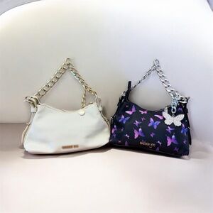 Madden NYC Bag Bundle – Butterfly Charm NWT + White/madden charm